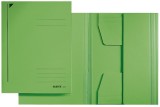 Leitz 3922 Jurismappe Folio - Pendarec-Karton 430 g, grün Dreiflügelmappe grün offen 250 Blatt