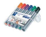 Staedtler® Lumocolor® 356 flipchart marker - Rundspitze, 6 Farben sortiert Flipchartmarker 2 mm