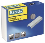Rapid® Heftklammern Omnipress 60 verzinkt, 1000 Stück Heftklammern Omnipress 60 Stahl, verzinkt