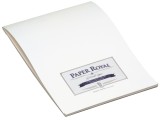 Rössler Papier Paper Royal Briefblock - DIN A4, 40 Blatt, weiß, geripptes Feinpapier, veredelt A4