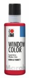 Marabu Window Color fun&fancy - Rubinrot 038, 80 ml Window Color rubinrot auf Wasserbasis 80 ml