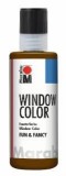 Marabu Window Color fun&fancy - Dunkelbraun 045, 80 ml Window Color dunkelbraun auf Wasserbasis