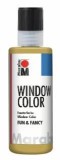 Marabu Window Color fun&fancy - Konturen-Gold 084, 80 ml Window Color konturen-gold auf Wasserbasis