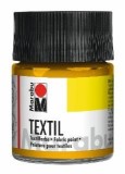 Marabu Textil - Mittelgelb 021, 50 ml Textilfarbe mittelgelb für helle Textilien bis 60 °C 50 ml