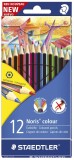 Staedtler® Farbstifte Noris® colour - 3 mm, Kartonetui 12 Farben Farbstiftetui 12 Farben sortiert