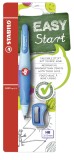 STABILO® Ergonomischer Druck-Bleistift für Rechtshänder - EASYergo 3.15 in hellblau/dunkelblau - Einzelstift - inklusive 1 dicken Mine - Härtegrad HB & Spitzer