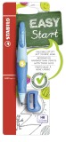 STABILO® Ergonomischer Druck-Bleistift für Linkshänder - EASYergo 3.15 in hellblau/dunkelblau - Einzelstift - inklusive 1 dicken Mine - Härtegrad HB & Spitzer