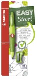 STABILO® Ergonomischer Druck-Bleistift für Rechtshänder - EASYergo 3.15 in hellgrün/dunkelgrün - Einzelstift - inklusive 1 dicken Mine - Härtegrad HB & Spitzer