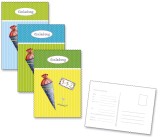 Roth Einladungspostkarte Schulanfang - 6 Stück, blau-bunt Einladung Schulanfang blau-bunt 6 Stück