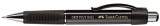 Faber-Castell Kugelschreiber GRIP PLUS BALL - 0,5 mm, metallic-schwarz Kugelschreiber Druckmechanik