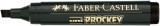 Faber-Castell Flipchartmarker UNI Prockey PM-126 - wasserfest, schwarz, 3-6mm, Keilspitze schwarz
