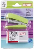 Novus® Minihefter + Klammern - 12 Blatt, hellgrün Blisterverpackung Heftgerät bis 12 Blatt 20 mm