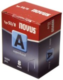 Novus® Feindrahtklammer A Typ 53/8 - verzinkt, 5000 Stück Heftklammern A 53/8 5000 Stück