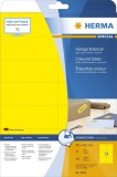 Herma 5058 Etiketten - gelb, 105 x 42,3 mm, Papier, matt, 280 Stück, ablösbar Universaletiketten