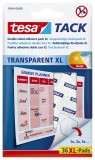 tesa® Tack® Klebestücke - 36 Pads XL, ablösbar, transparent Klebestücke 36 Stück