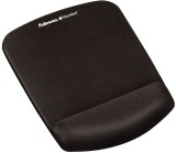 Fellowes® PlushTouch Handgelenkauflage mit Mauspad - schwarz Handgelenkauflage schwarz 185 mm