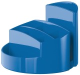 HAN Schreibtischköcher RONDO - 9 Fächer, Gummifüße, Briefschlitz, New Colours blau Köcher blau