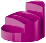 HAN Schreibtischköcher RONDO - 9 Fächer, Gummifüße, Briefschlitz, New Colours pink Köcher pink