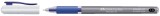 Faber-Castell Kugelschreiber Speedx - M, blau Kugelschreiber Einweg Kappenmodell blau / silber blau