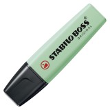 STABILO® Textmarker - BOSS ORIGINAL Pastel - Einzelstift - Hauch von Minzgrün Textmarker 2 + 5 mm