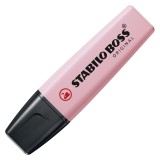 STABILO® Textmarker - BOSS ORIGINAL Pastel - Einzelstift - rosiges Rouge Textmarker pastell rosa