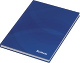 RNK Verlag Notizbuch Business - A5, Hardcover, kariert, 96 Blatt, blau Kladde Business blau A5