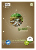Staufen® green Ringbucheinlage - LIN21, A4, 50 Blatt, 70g/qm, 9mm, liniert Ringbucheinlage A4 50