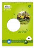 Staufen® green Spiralblock LIN6 A5 40 Blatt 70g/qm blanko Spiralblock 6: blanko A5 70 g/qm 40 Blatt