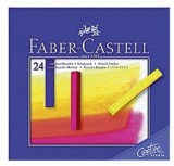 FaberCastell Creative Studio Softpastellkreide - 24 Farben sortiert im Kartonetui Pastellkreide 8 mm