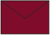 Rössler Papier Coloretti Briefumschläge - C6, 5 Stück, rosso Briefumschlag ohne Fenster C6 rosso