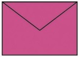 Rössler Papier Coloretti Briefumschläge - B6, 5 Stück, pink Briefumschlag ohne Fenster B6 pink