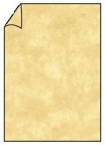 Rössler Papier Coloretti Einzelkarte - A4, 165g, 10 Stück, sandgelb Briefkarte A4 sandgelb