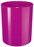HAN Papierkorb i-Line - 13 Liter, hochglänzend, rund, New Colours pink Papierkorb i-Line pink 13 l