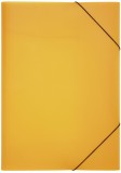 Pagna® Gummizugmappe Lucy Basic - A4, gelb, PP, 3 Einschlagklappen Dreiflügelmappe A4 gelb 245 mm