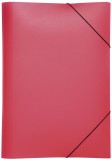 Pagna® Gummizugmappe Lucy Basic - A4, rot, PP, 3 Einschlagklappen Dreiflügelmappe A4 rot Gummizug