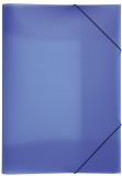Pagna® Gummizugmappe Lucy Basic - A3, blau, PP, 3 Einschlagklappen Dreiflügelmappe A3 blau 310 mm