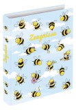 RNK Verlag Zeugnisringbuch Crazy Bees - A4, 4 Ring-Mechanik Mindestabnahmemenge = 2 Stück. A4 4