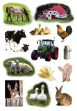 Herma 3358 Sticker DECOR Bauernhoftiere Deko-Etiketten Bauernhoftiere mehrfarbig Papier 3