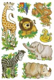 Herma 3793 Sticker DECOR Dschungeltiere Deko-Etiketten Dschungeltiere mehrfarbig Papier 3