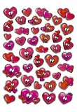 Herma 5371 Sticker MAGIC Herzaugen, Stone Deko-Etiketten Herzen mehrfarbig permanent haftend 1