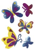 Herma 6666 Sticker MAGIC Schmetterlinge Diamond glittery Deko-Etiketten Schmetterlinge mehrfarbig 1