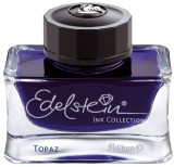 Pelikan® Edelstein® Ink - 50 ml Glasflacon, topaz (türkis-blau) Tinte topaz (türkis-blau) 50 ml