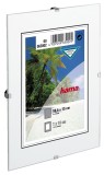 hama® Rahmenlose Bilderhalter Clip-Fix - 21 x 29,7 cm (DIN A4) Bilderrahmen Clip-Fix 21 x 29,7 cm
