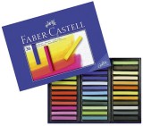 FaberCastell Creative Studio Softpastellkreide, 36 Farben sortiert im Kartonetui Pastellkreide gut