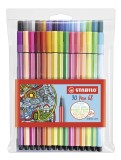 STABILO® Premium-Filzstift - Pen 68 - 30er Pack - mit verschiedenen Farben inklusive 6 Neonfarben