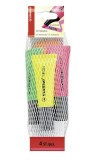 STABILO® Textmarker - NEON - 4er Pack - gelb, grün, pink, orange 4 Stunden Austrockenschutz