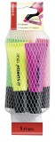 STABILO® Textmarker - NEON - 5er Pack - gelb, grün, orange, pink, magenta Textmarker ca. 2 - 5 mm