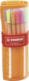 STABILO® Fineliner point 88® Etui - 30er Rollerset - mit 30 verschiedenen Farben Finelineretui