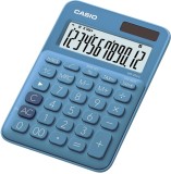 Casio® Tischrechner MS-20 - Solar-/Batteriebetrieb, 12stellig, LC-Display, blau Tischrechner blau