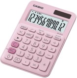 Casio® Tischrechner MS-20 - Solar-/Batteriebetrieb, 12stellig, LC-Display, pink Tischrechner pink